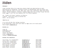 Tablet Screenshot of itiden.se